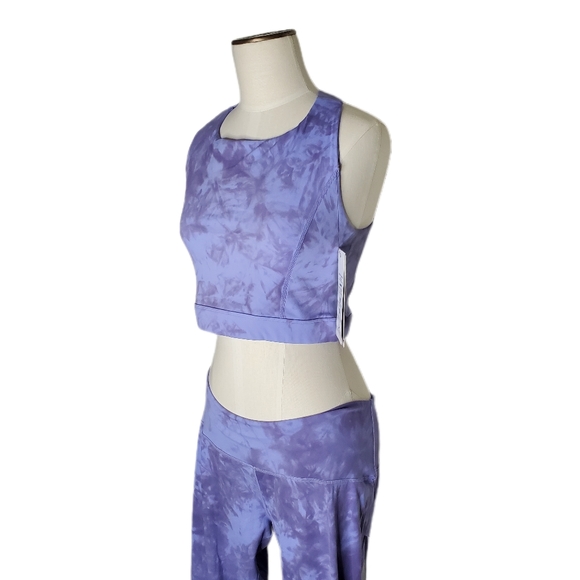 Glyder Lilac Tie Dye Bra & Leggings Set - Picture 3 of 6